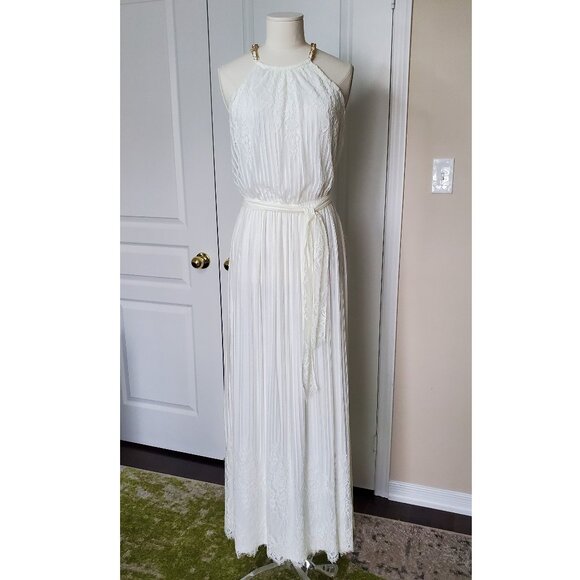 Guess Lace Maxi Dress in Off-white Size XS - Picture 1 of 7